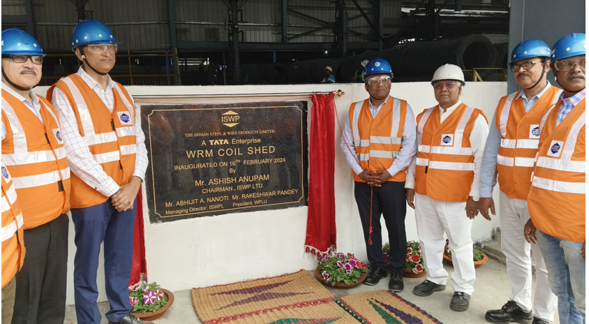 Coil shed inauguration by Chairman - 2024